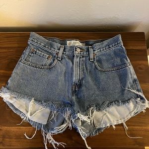 Levi’s High Rise Denim Shorts